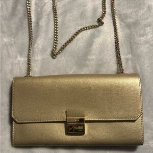 Furla Gold Chain Shoulder Bag